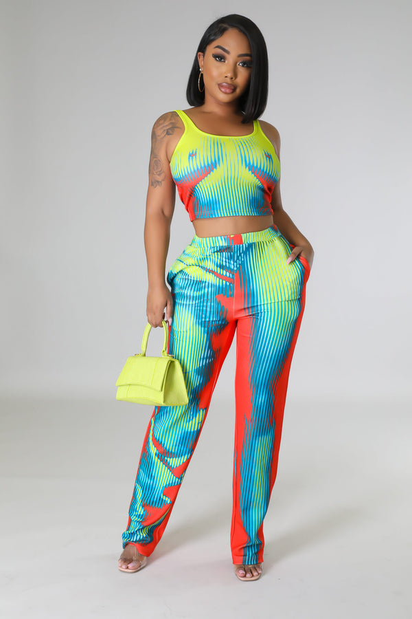Body Of Color Pant Set