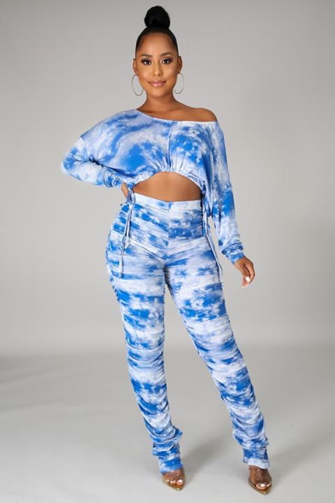 Tie Dye Don't Stop Pant Set