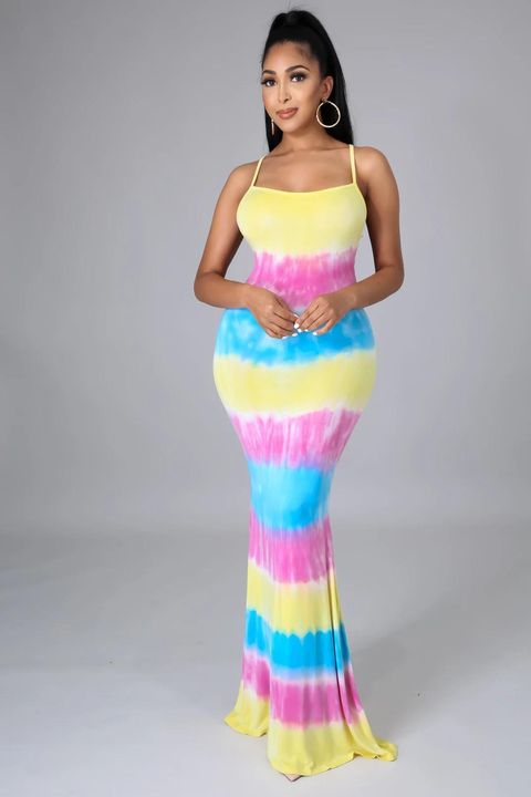 Cotton Candy Swirl Dress