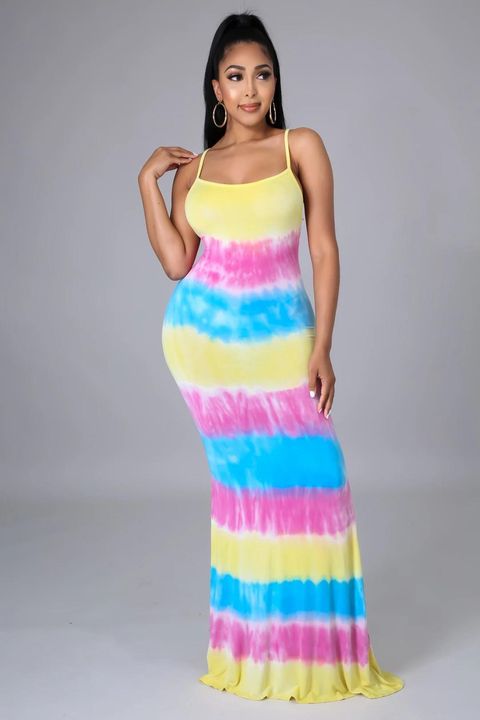 Cotton Candy Swirl Dress