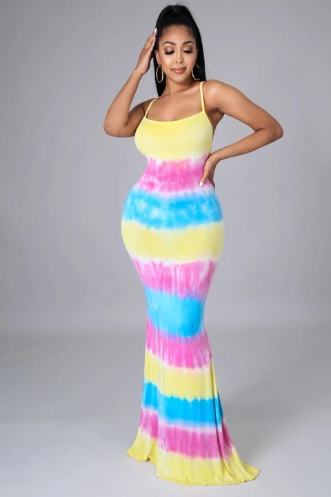 Cotton Candy Swirl Dress