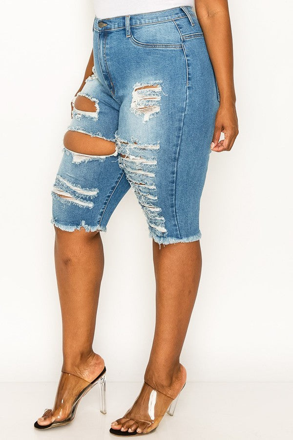 So Me Denim Shorts