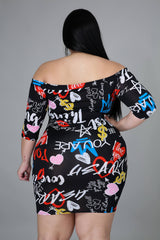 Graffiti Goddess Dress