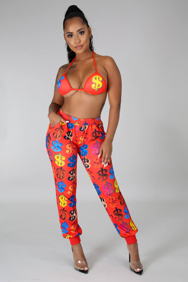 Dolla Bills Pant Set