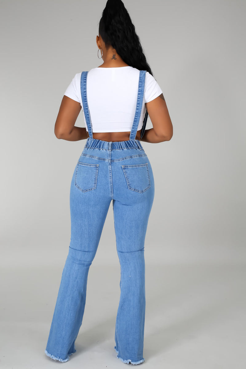 No Worries Denim Overall