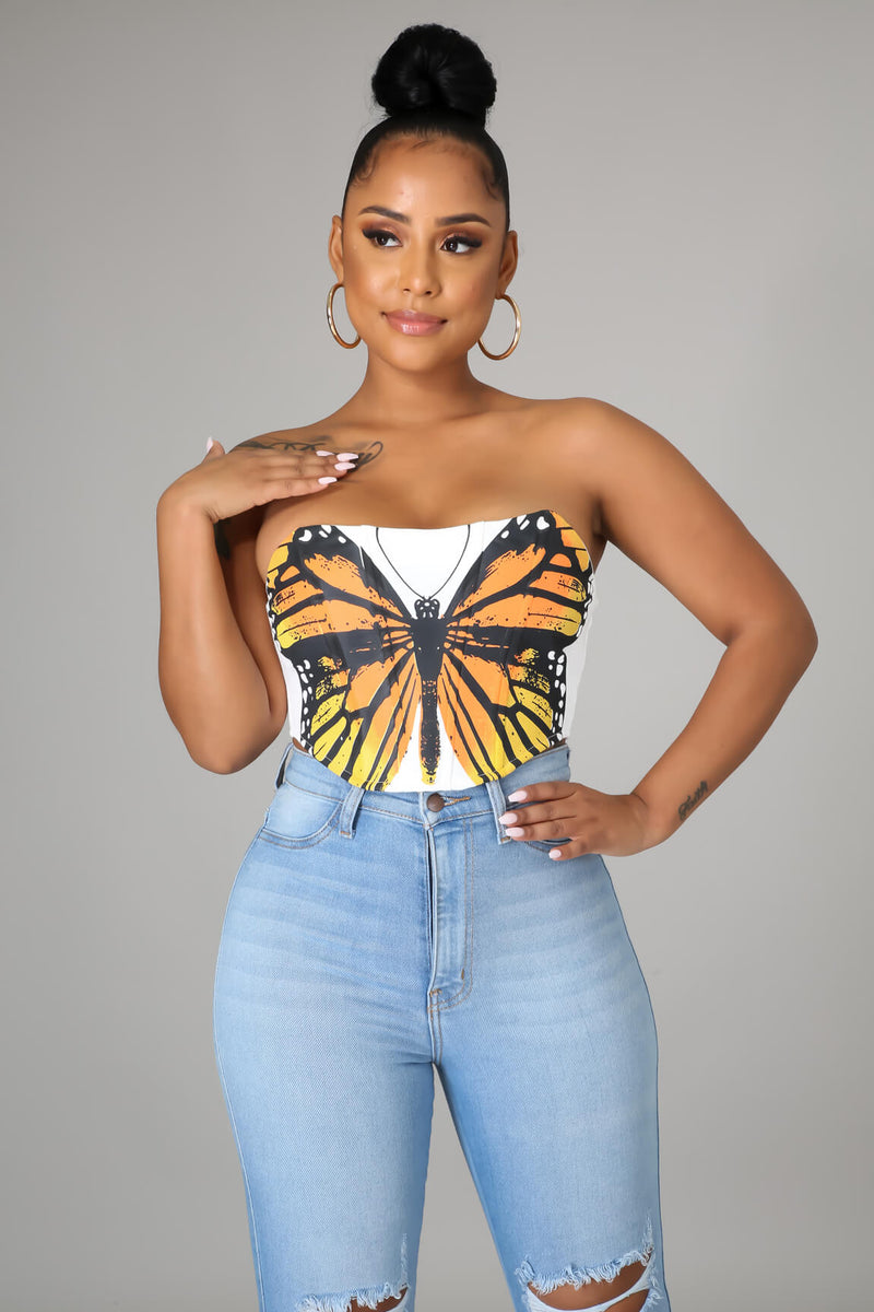 Pretty Butterfly Top