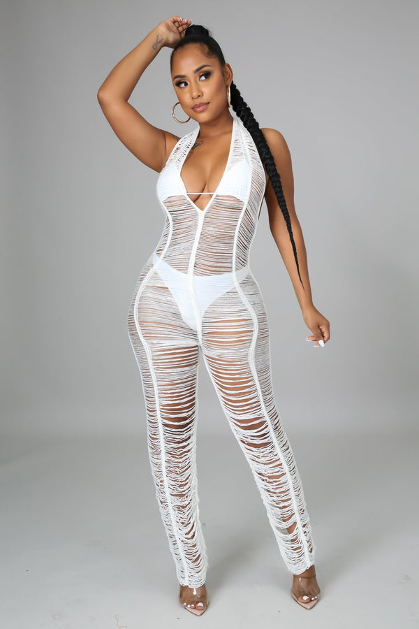 Faded Lines Jumpsuit