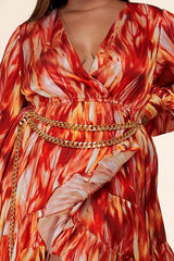 Fantasy Fire Maxi Dress